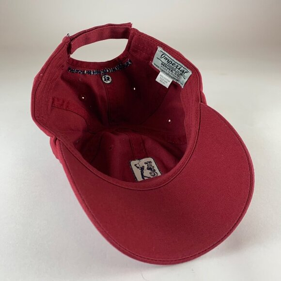 TPC Scottsdale FBR Open 16th Hole Maroon Imperial Strapback Adjustable Hat - Picture 4 of 5